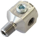 Aeroflow Performance 1 x Male 1/8" NPT with 5 x Female 1/8" NPT NPT To NPT Block Tee Stainless Steel Adapter AF388-01 Autofit