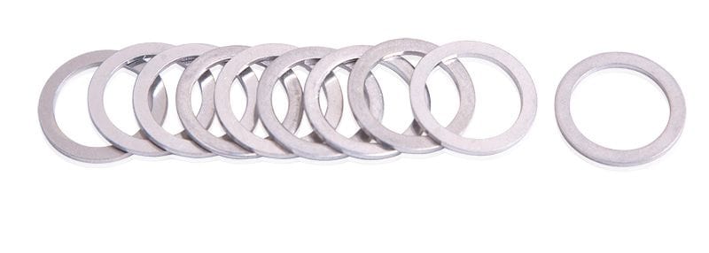 Aeroflow Performance 10 Pack Aluminium Washers, 12.7mm (1/2") I.D, 19mm (3/4") O.D AF177-05 Autofit