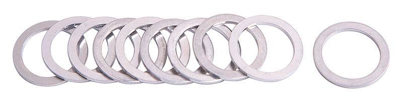 Aeroflow Performance 10 Pack Metric Aluminium Washers 12mm I.D, 18mm O.D AF171-12 Autofit