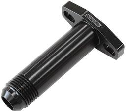 Aeroflow Performance -10AN ORB outlet, 3" Long, 38-44mm bolt centre, Black Finish Turbo Drain Adapter AF463-05L Autofit