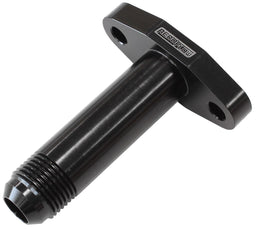 Aeroflow Performance -10AN ORB outlet, 3" Long, 51mm bolt centre, Black Finish Turbo Drain Adapter AF463-06L Autofit