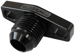 Aeroflow Performance -10AN ORB outlet, 38-44mm bolt centre, Black Finish Turbo Drain Adapter AF463-05 Autofit