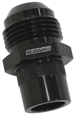 Aeroflow Performance -10AN Suit Nissan RB26 Press In Cover Breather Adapter - Black AF708-10-03BLK Autofit