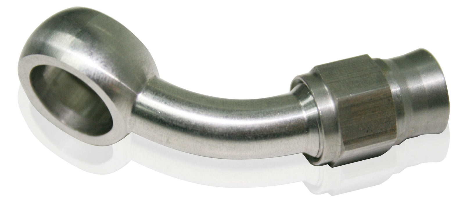 Aeroflow Performance 10mm (3/8") Banjo to -3AN PTFE Hose End Stainless Steel 45° Banjo Fitting AF208-03 Autofit