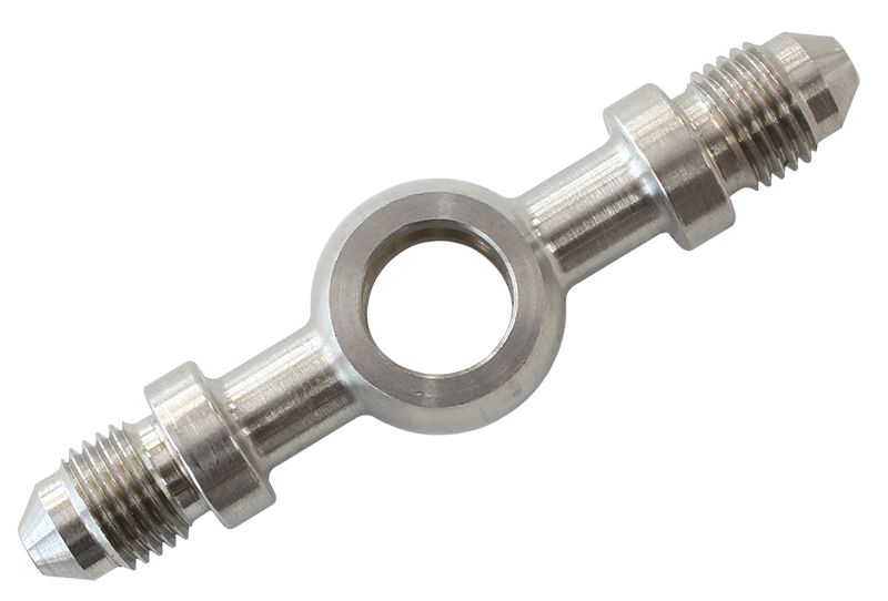 Aeroflow Performance 10mm (3/8") to -3AN Stainless Steel Long Banjo with Double End AN -3AN AF310-03-03L Autofit