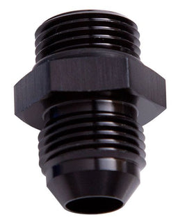 Aeroflow Performance -12 ORB to -16AN, Black Finish ORB to AN Straight Male Flare Adapter AF920-16-12BLK Autofit