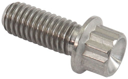 Aeroflow Performance 12 Point Head, Natural Finish, Sold Single. M6 x 1.00mm, UHL 15mm Titanium Bolt AF3501-0590 Autofit
