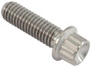 Aeroflow Performance 12 Point Head, Natural Finish, Sold Single. M6 x 1.00mm, UHL 20mm Titanium Bolt AF3501-0787 Autofit