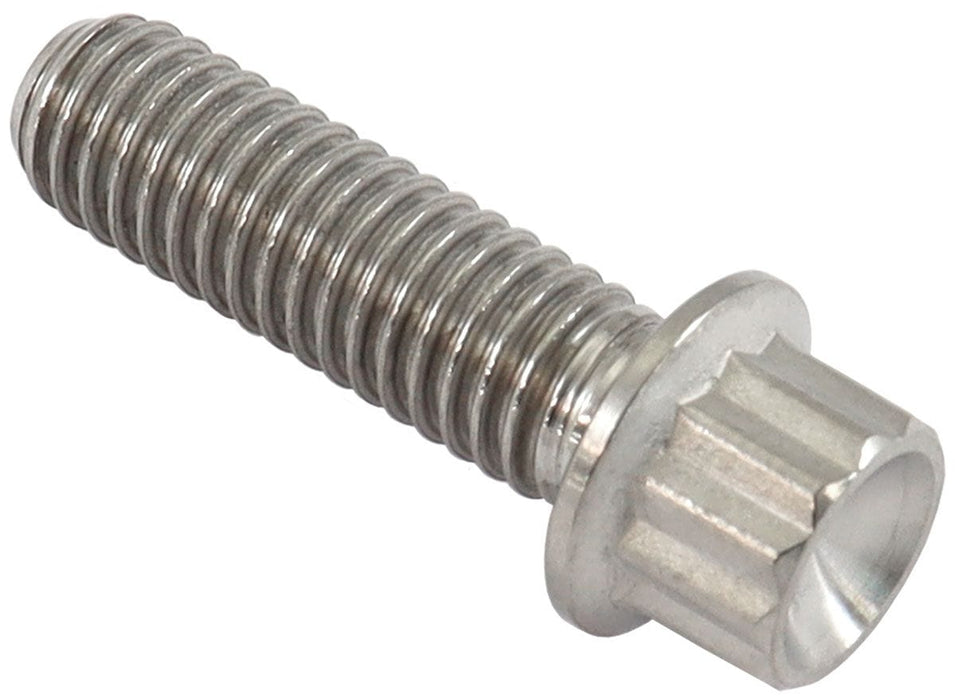 Aeroflow Performance 12 Point Head, Natural Finish, Sold Single. M6 x 1.00mm, UHL 20mm Titanium Bolt AF3501-0787 Autofit