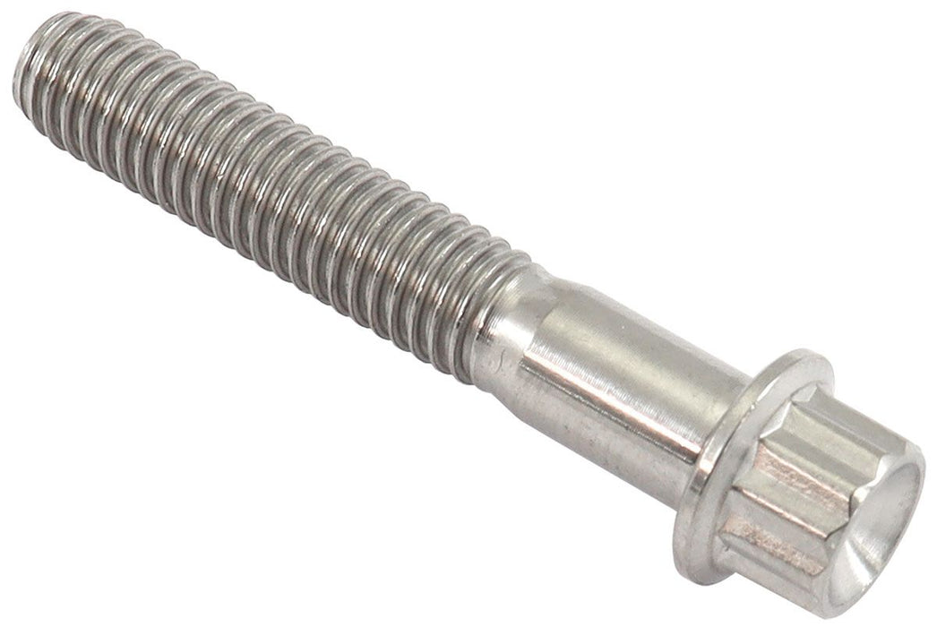 Aeroflow Performance 12 Point Head, Natural Finish, Sold Single. M6 x 1.00mm, UHL 35mm Titanium Bolt AF3501-1377 Autofit