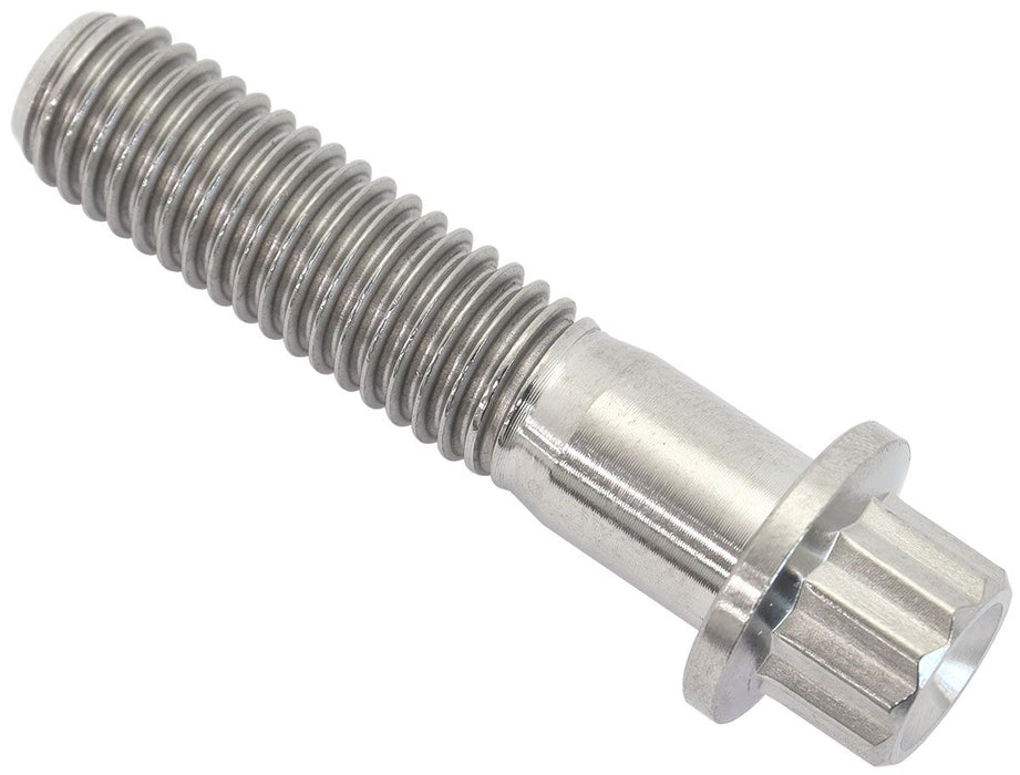 Aeroflow Performance 12 Point Head, Natural Finish, Sold Single. M8 x 1.25mm, UHL 35mm Titanium Bolt AF3502-1377 Autofit