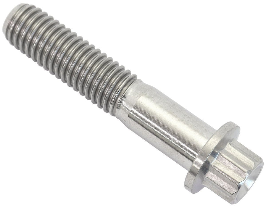 Aeroflow Performance 12 Point Head, Natural Finish, Sold Single. M8 x 1.25mm, UHL 40mm Titanium Bolt AF3502-1574 Autofit