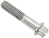 Aeroflow Performance 12 Point Head, Natural Finish, Sold Single. M8 x 1.25mm, UHL 40mm Titanium Bolt AF3502-1574 Autofit