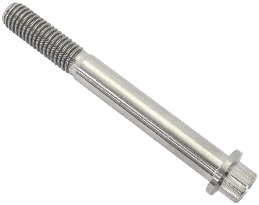 Aeroflow Performance 12 Point Head, Natural Finish, Sold Single. M8 x 1.25mm, UHL 70mm Titanium Bolt AF3502-2755 Autofit