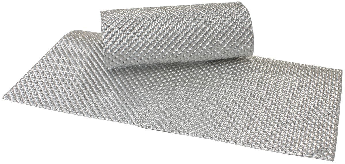 Aeroflow Performance 12" x 12" (304.80mm x 304.80mm) Aluminium Embossed Heat Shield AF91-4580 Autofit