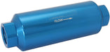 Aeroflow Performance -12AN ORB Inlet/Outlet Ports, 7" x 2.4" 60 Micron Pro Filter - Blue AF66-2043 Autofit