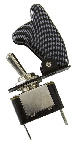 Aeroflow Performance 12v 20A Carbon Fibre Covered Rocket / Missile Switch AF49-5002 Autofit