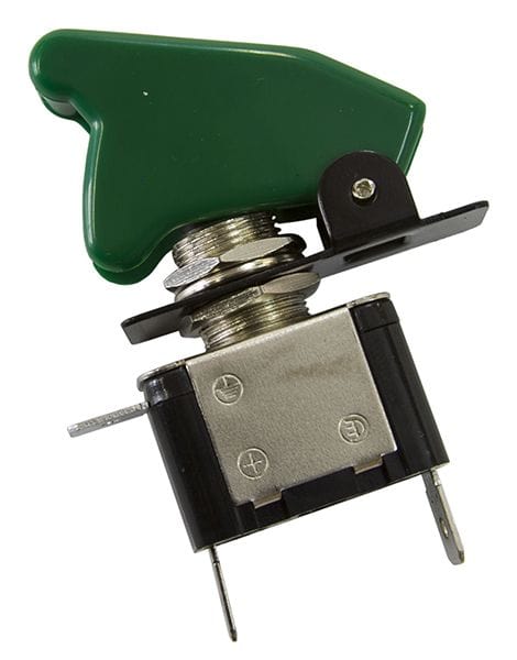 Aeroflow Performance 12v 20A Green Covered LED Rocket / Missile Switch AF49-5055 Autofit