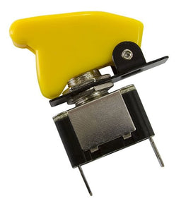 Aeroflow Performance 12v 20A Yellow Covered Rocket / Missile Switch AF49-5004 Autofit