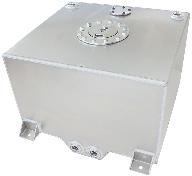 Aeroflow Performance 14-15/16" L x 16-1/8" W x 10-1/4" H (38cm x 41cm x 26cm) Aluminium 10 Gallon (38L) Fuel Cell with Cavity/Sump AF85-2100A Autofit