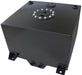 Aeroflow Performance 14-15/16" L x 16-1/8" W x 10-1/4" H (38cm x 41cm x 26cm) Aluminium 10 Gallon (38L) Fuel Cell with Cavity/Sump (Black) AF85-2100ABLK Autofit