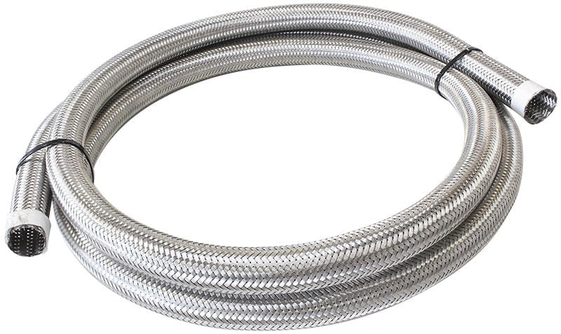 Aeroflow Performance 15 Metre Length 111 Series Stainless Steel Braided Cover 1-49/64" (45mm) I.D AF111-045-15M Autofit