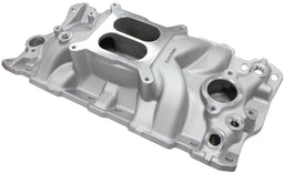 Aeroflow Performance 1500 - 6500 RPM, Square Bore Carburettor Pad, Non-EGR SB Chev Street Dual Plane Intake Manifold, Natural Cast Finish AF6010-1000 Autofit