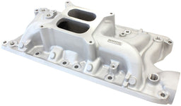 Aeroflow Performance 1500 - 6500 RPM, Square Bore Carburettor Pad, Non-EGR SB Ford 289-302 Windsor Street Dual Plane Intake Manifold, Natural Cast Finish A Autofit