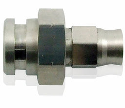 Aeroflow Performance 17mm Hex with Retainer Clip Recess. 3/8"-24 Stainless Steel 19mm Female Inverted Flare to -3AN Hose End AF230-03 Autofit