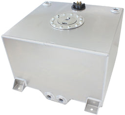 Aeroflow Performance 18-1/8" L x 20-1/16" W x 10-1/4" H (46cm x 51cm x 26cm) Aluminium 15 Gallon (57L) Fuel Cell with Cavity/Sump & Fuel Sender AF85-2150AS Autofit