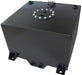 Aeroflow Performance 18-1/8" L x 20-1/16" W x 10-1/4" H (46cm x 51cm x 26cm) Aluminium 15 Gallon (57L) Fuel Cell with Cavity/Sump & Fuel Sender (Black) AF85- Autofit