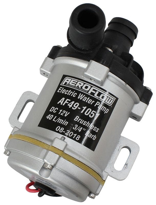 Aeroflow Performance 19mm Inlet/Outlet Barb, 40 Litres Per Minute 3/4" Barb Brushless Electric Supercharger & Water Pump AF49-1051 Autofit