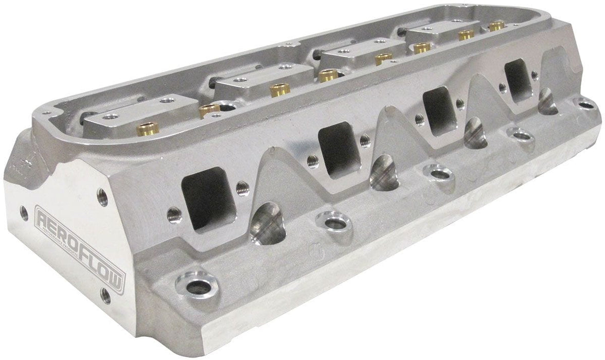Aeroflow Performance 2.00" x 1.18" Intake Port, 1.32" x 1.27" Exhaust Port Bare Small Block Ford Windsor 289-351 175cc Aluminium Cylinder Heads with 61cc C Autofit