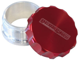 Aeroflow Performance 2-1/2" Billet Aluminium Weld-On Filler with Red Cap AF460-40R Autofit
