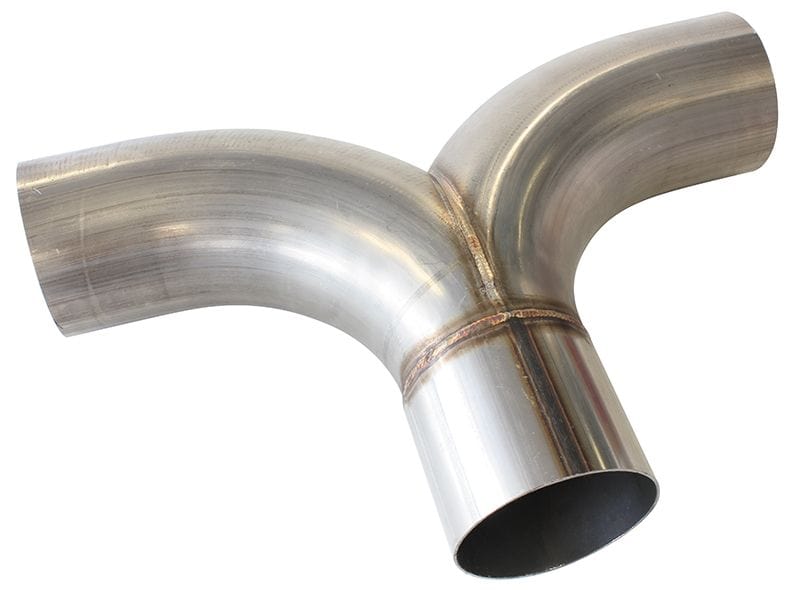 Aeroflow Performance 2-1/2" Radius Flow Bend, 2-1/2" O.D Stainless Steel Y-Pipe AF9544-2500 Autofit