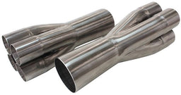 Aeroflow Performance 2-1/4" Primary's into 4" Collector Outlet Stainless Steel 4 into 1 Merge Collectors AF4225-400 Autofit