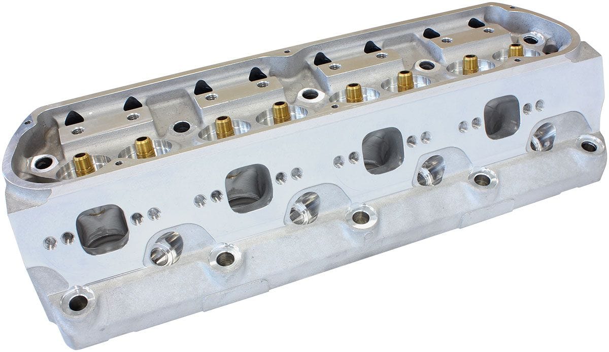 Aeroflow Performance 2.13" x 1.28" Intake Port, 1.40" x 1.40" Exhaust Port Bare Small Block Ford Windsor 289-351 200cc CNC Ported Aluminium Cylinder Heads Autofit