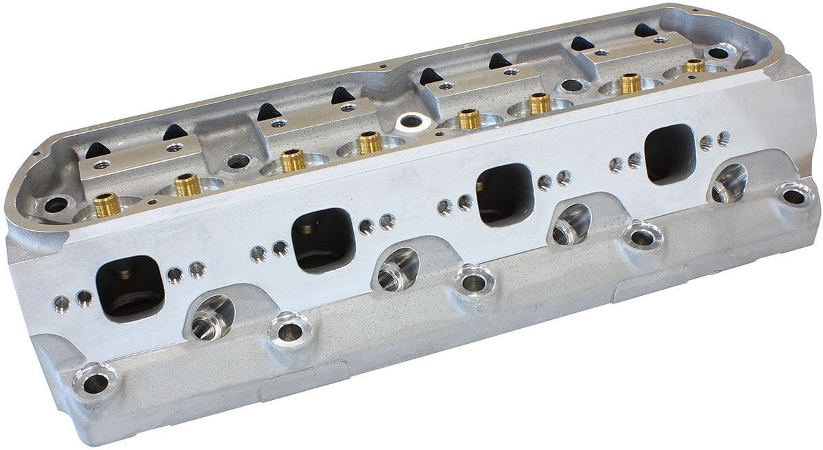 Aeroflow Performance 2.13" x 1.28" Intake Port, 1.40" x 1.40" Exhaust Port Bare Small Block Ford Windsor 289-351 203cc Aluminium Cylinder Heads with 58cc C Autofit