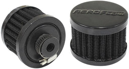 Aeroflow Performance 2" (50.8mm) O.D. x 1-1/2" (38mm) High, 3/8" (10mm) Flange Inside Diam Black Clamp On Breather AF2271-1320 Autofit