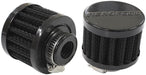Aeroflow Performance 2" (50.8mm) O.D. x 1-1/2" (38mm) High, 5/8" (16mm) Flange Inside Diam Black Clamp On Breather AF2271-1340 Autofit