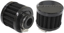 Aeroflow Performance 2" (50.8mm) O.D. x 1-1/2" (38mm) High, 5/8" (16mm) Flange Inside Diam Black Clamp On Breather AF2271-1340 Autofit