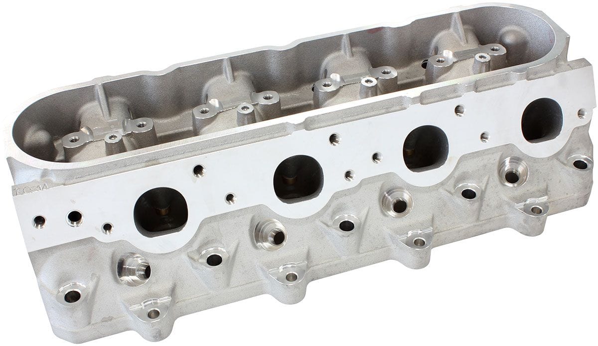 Aeroflow Performance 2.60" x 1.28" Intake Port, 1.47" x 1.64" Exhaust Port Bare GM LS3 4 Bolt 276cc Aluminium Cylinder Heads with 70cc Chamber (Pair) AF95- Autofit