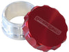 Aeroflow Performance 2" Billet Aluminium Weld-On Filler with Red Cap AF460-32R Autofit
