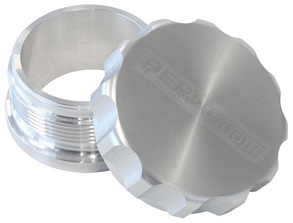 Aeroflow Performance 2" Billet Aluminium Weld-On Filler with Silver Cap AF460-32S Autofit