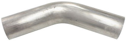 Aeroflow Performance 2" O.D, .065" Wall, 6" Leg Stainless Steel 45° Mandrel Bend AF9502-2000 Autofit