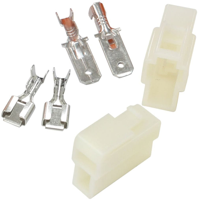 Aeroflow Performance 2 Pin Connector, Each Electrical Wire Connector AF49-9552 Autofit