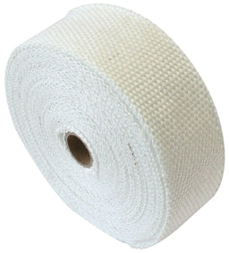 Aeroflow Performance 2" Wide, 50ft Length, White Exhaust Insulation Wrap AF91-3001 Autofit