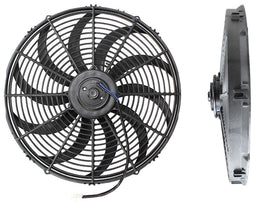 Aeroflow Performance 2000 CFM, Curved Blades, Reversible, 16-21/64" (415mm) Mount Dia. 16" Electric Thermo Fan AF49-1003 Autofit