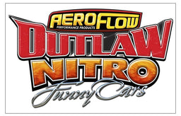 Aeroflow Performance 207mm x 125mm Aeroflow Outlaw Nitro Funny Car Sticker AF99-2003 Autofit