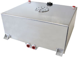 Aeroflow Performance 25-1/4" L x 24-3/8" W x 10-1/4" H (64cm x 62cm x 26cm) Aluminium 25 Gallon (95L) Fuel Cell with Cavity/Sump & Fuel Sender AF85-2250AS Autofit